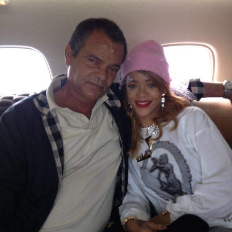 Rihanna ve babası (Fotoğraf: Instagram)