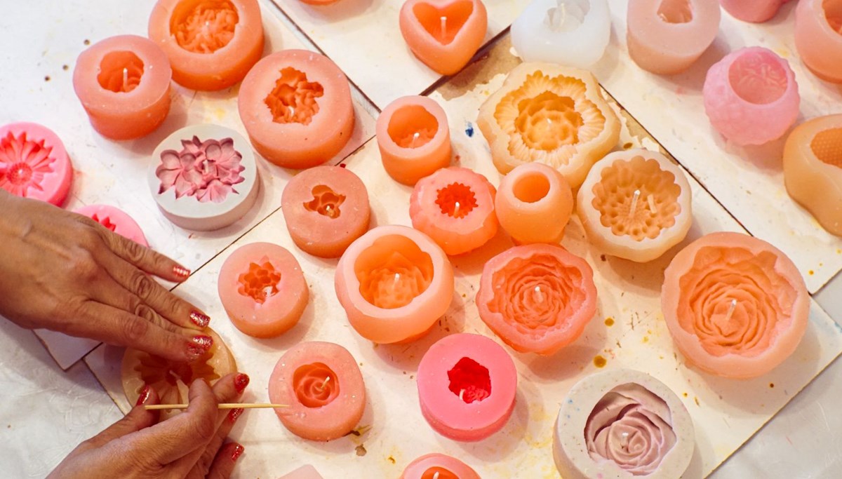 Mumdan çiçek buketleri Anneler Günü için hazırlanıyor