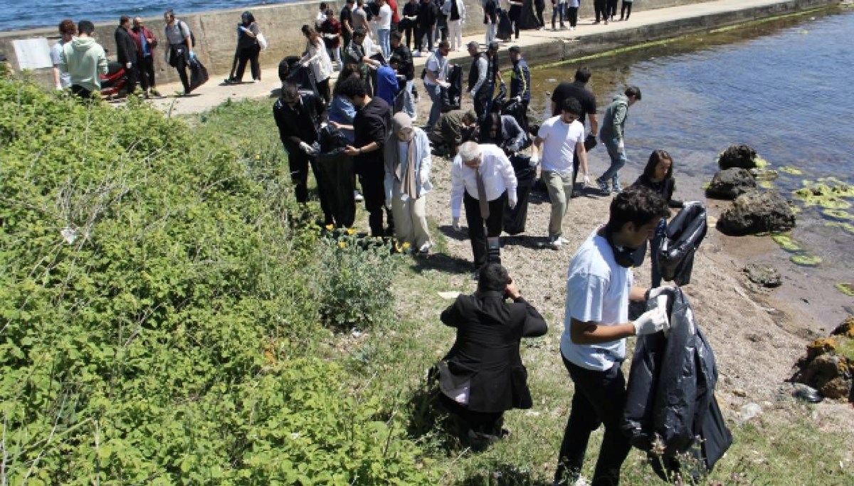 Hamsilos'ta çevre temizliği