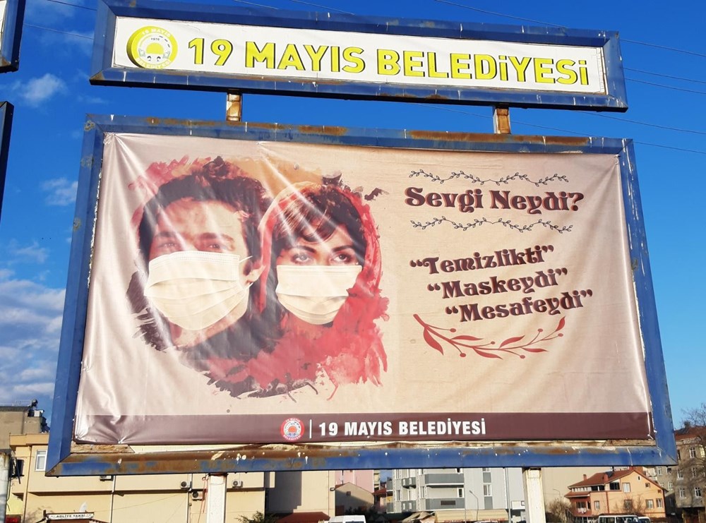 Belediyeden Yeşilçam replikleriyle Covid-19 mesajı - 1