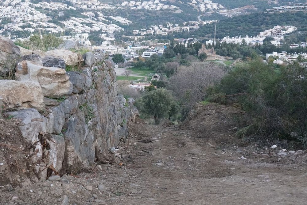 Bodrum'da 2400 yıllık tarihi Halikarnassos Surları gün yüzüne çıkıyor - 7
