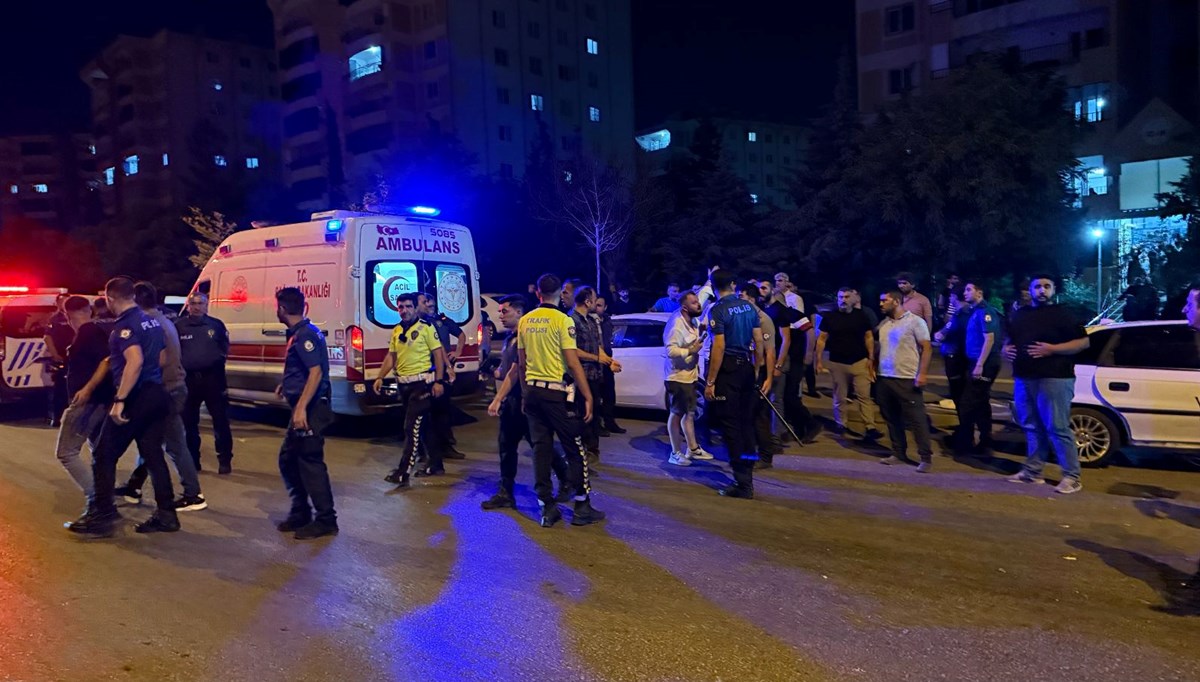 Trafik kazasının ardından kavga