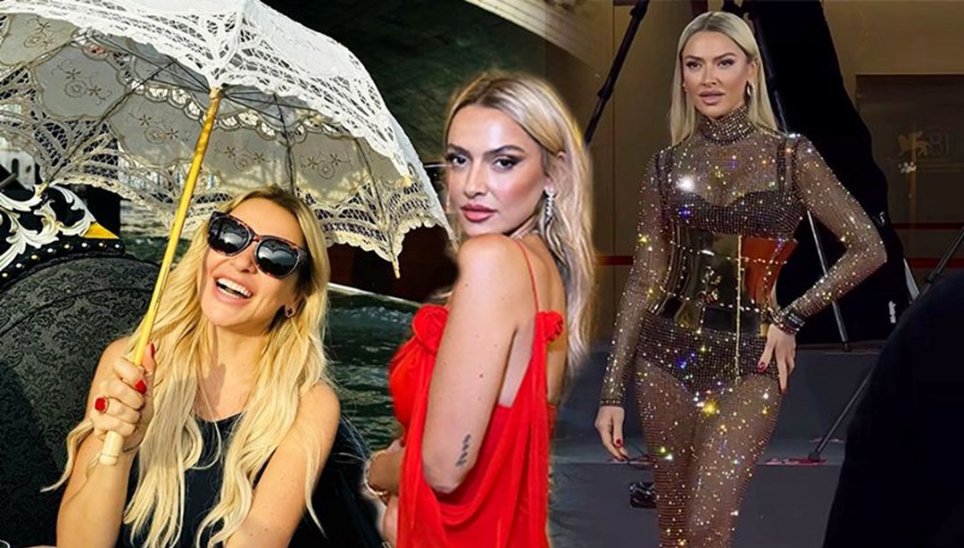 Hadise, Venedik Film Festivali'nin kırmızı halısında