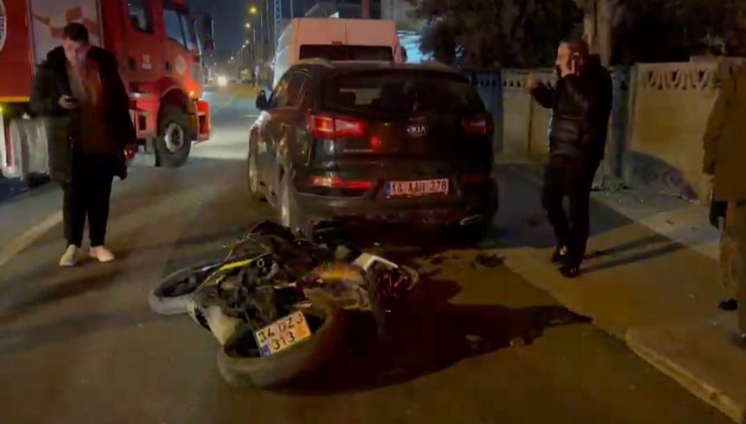 Çerkezköy’de iki motosiklet kafa kafaya çarpıştı: 3 yaralı