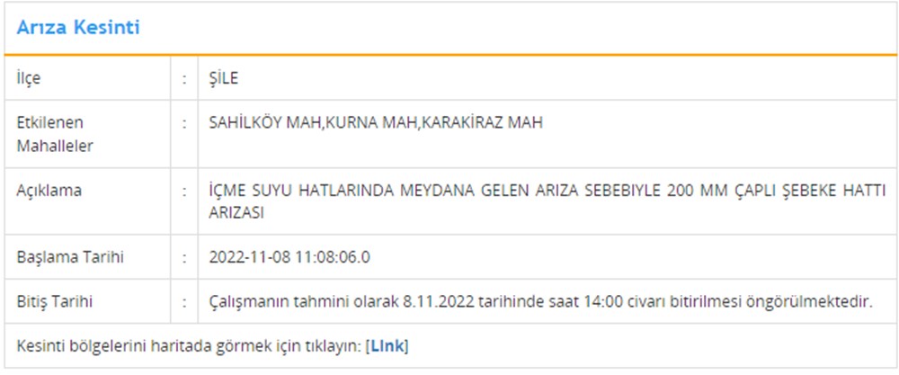 İstanbul'un 7 ilçesinde su kesintisi: 8 saat su kesintisi yaşanacak (8 Kasım İSKİ planlı su kesintisi listesi) - 6