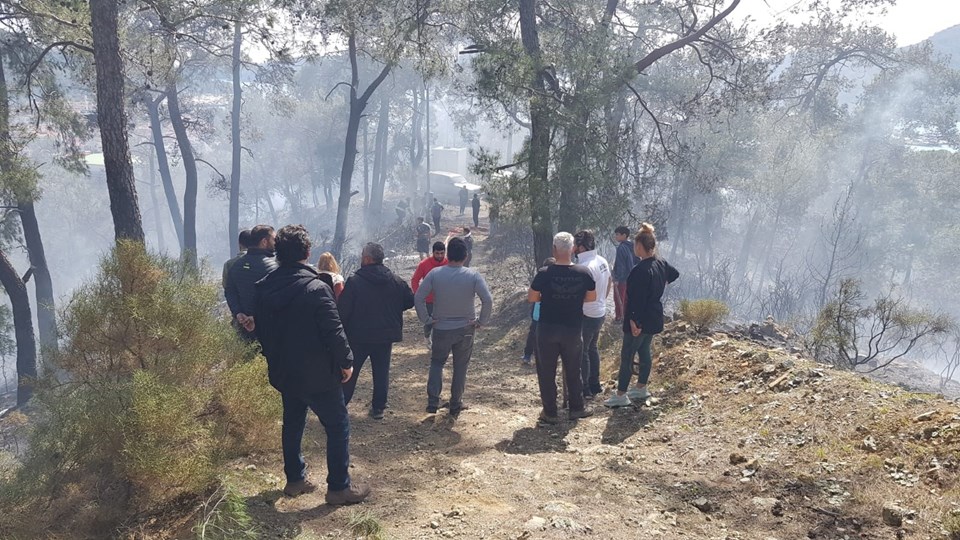 Fethiye'deki orman yangını kontrol altına alındı - 2
