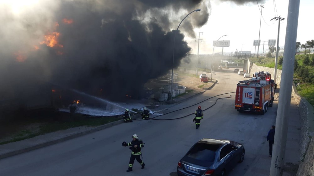 Kocaeli'de sanayi tesisinde yangın - 9