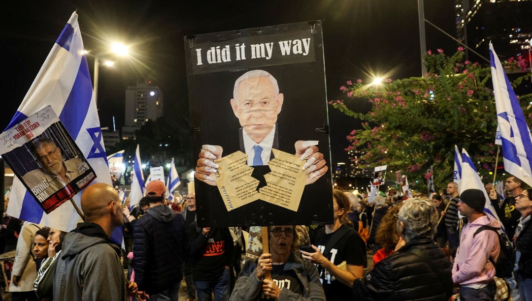 Ateşkes çağrısı İsrail sokaklarında: "Netanyahu rehinelere ihanet ediyor"