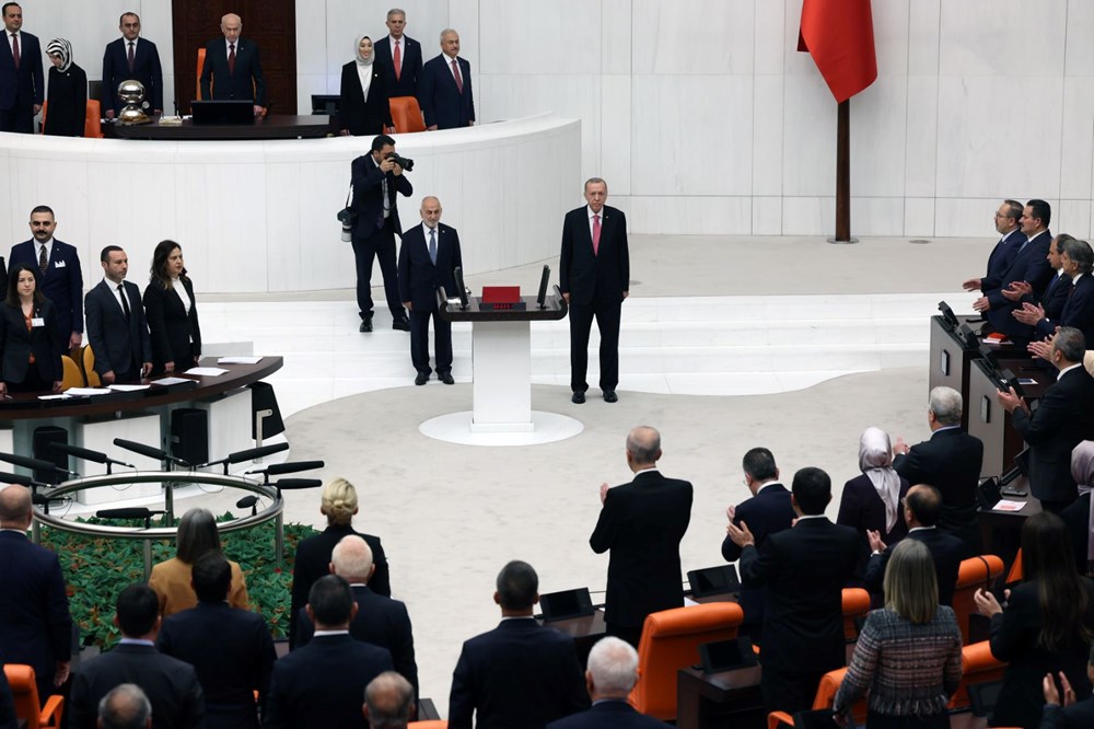 Cumhurbaşkanı Erdoğan'ın Meclis'teki yemin töreninden kareler - 9