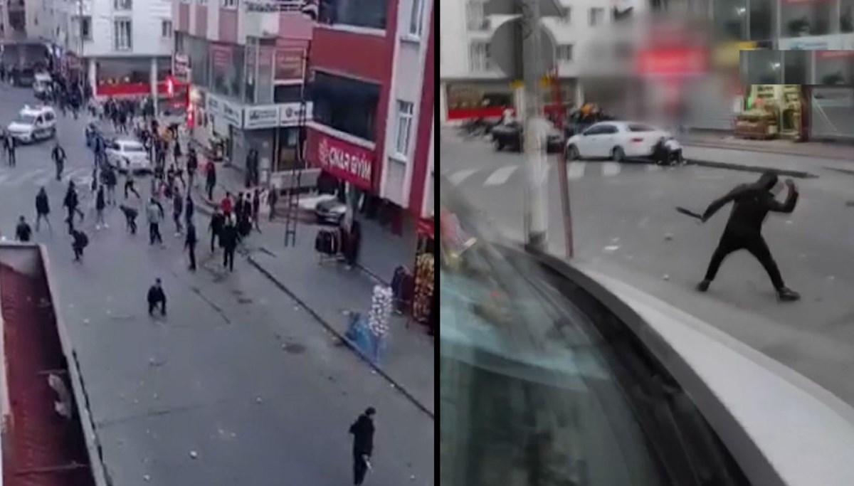 İstanbul’da meydan savaşı gibi kavga İstanbul’da meydan savaşı gibi kavga