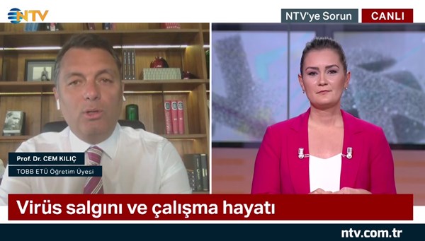 NTV'ye Sorun 13 Mayıs 2020 (Konuk: Prof. Dr. Cem Kılıç)