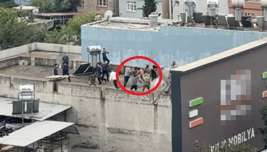 Özel harekatı alarma geçiren olay: Çatıda bacağından vuruldu