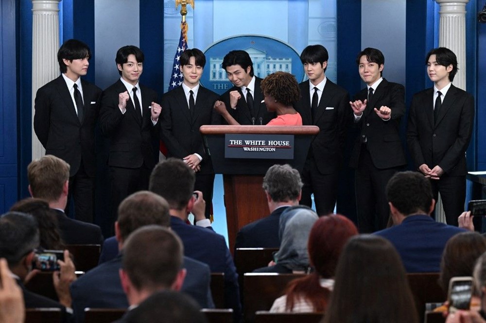 BTS grubu Beyaz Saray'da - 2