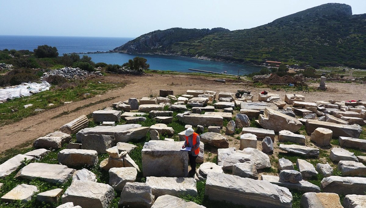 Knidos Antik Kenti'nde bulunan Emevi kitabeleri fetihlere ışık tutuyor