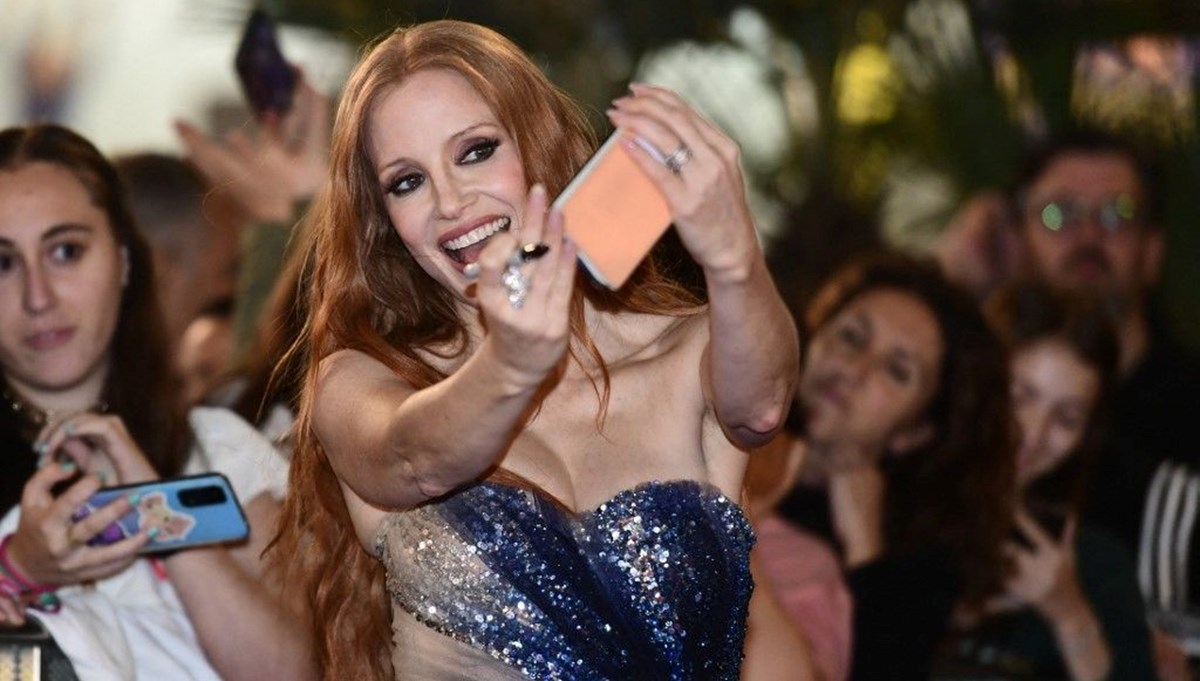 Jessica Chastain'e San Sebastian Film Festivali'nde hayran ilgisi Jessica Chastain'e San Sebastian Film Festivali'nde hayran ilgisi