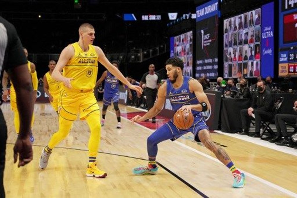 NBA All Star 2021'de LeBron'un takımı Durant'ın takımını yendi - 6