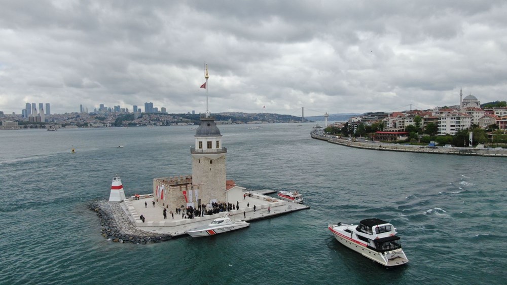 Restorasyonu tamamlanan Kız Kulesi kulesi açıldı - 3