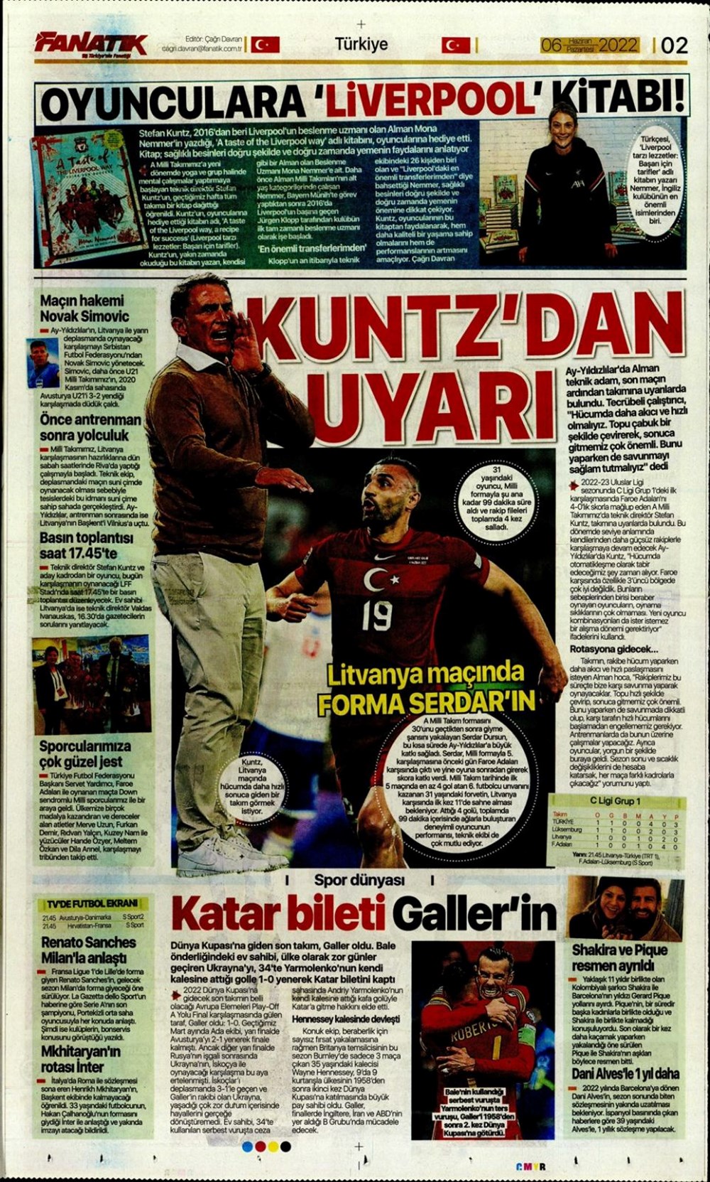 Günün spor manşetleri (6 Haziran 2022) - 18
