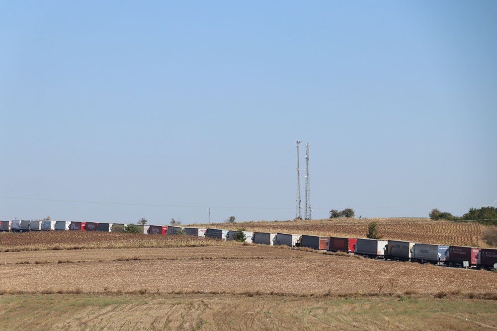 Sınırda 20 kilometrelik TIR kuyruğu - 10