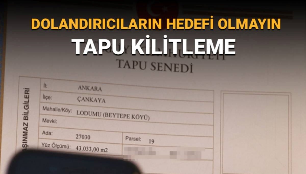 e-Devlet tapu kilitleme nasıl yapılır? 