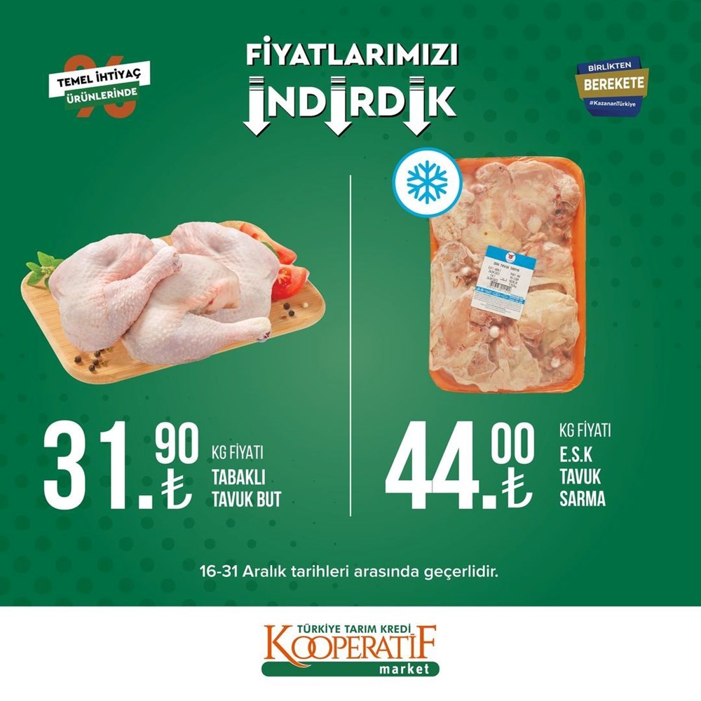 Tarım Kredi Kooperatif Market yeni indirimli ürünler listesini yayınladı (16-31 Aralık güncel indirimli ürünler kataloğu) - 19