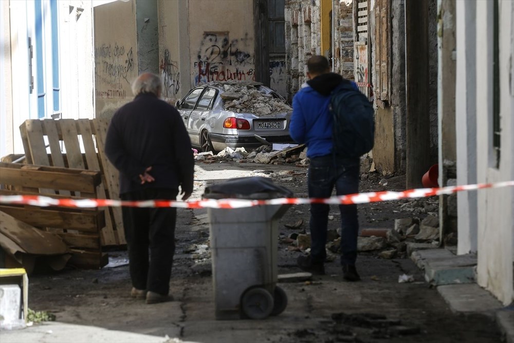 Depremin vurduğu Yunan adası Sisam'da son durum - 39