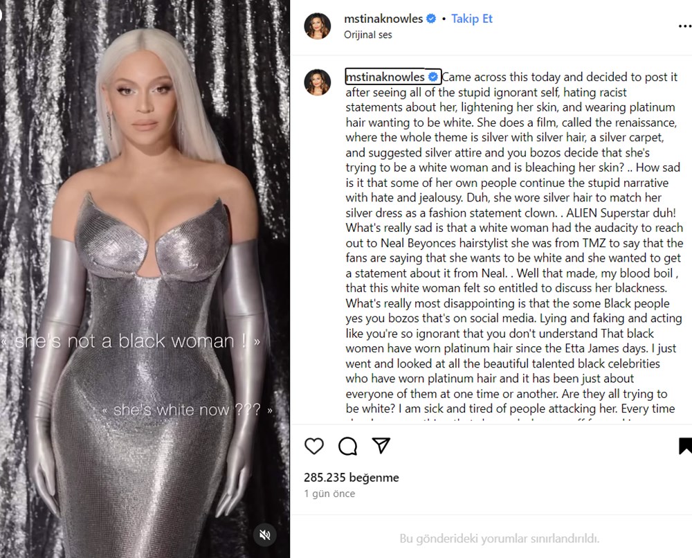 Cilt beyazlatma iddialarına Beyonce'nin annesi ateş püskürdü - 2