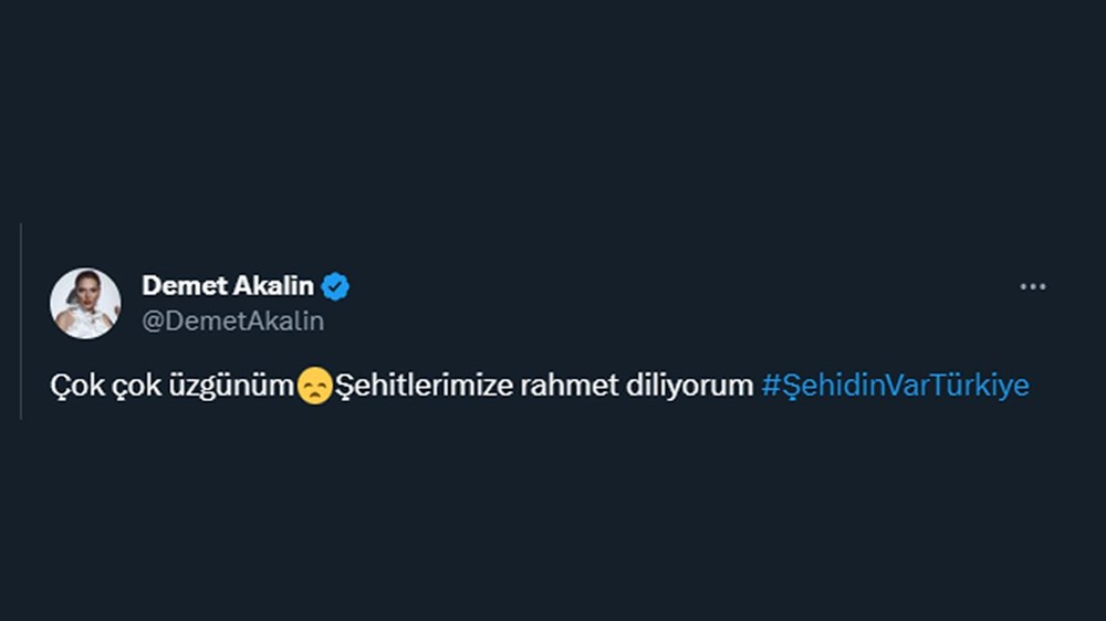 Ünlü isimlerden hain saldırı sonrası taziye mesajları: Milletimizin başı sağ olsun - 4