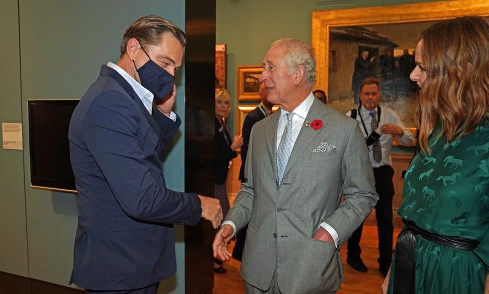 Leonardo DiCaprio ve Prens Charles İklim Değişikliği Konferansı'nda tanıştı - 3