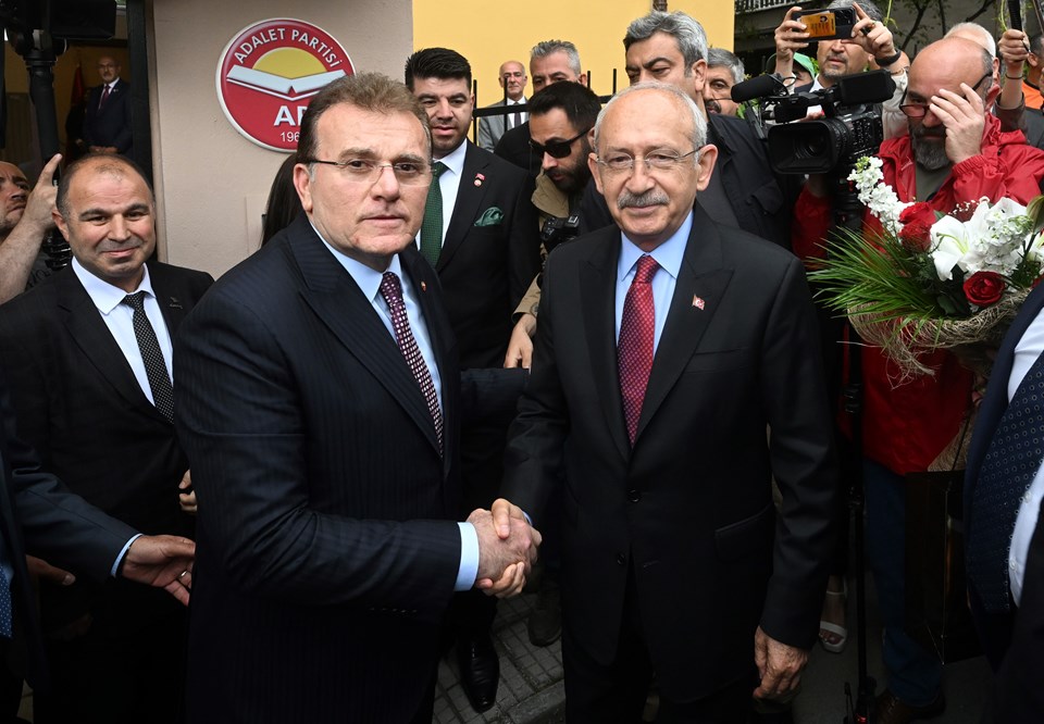 Kılıçdaroğlu, Zafer Partisi Genel Başkanı Özdağ ile görüştü - 1