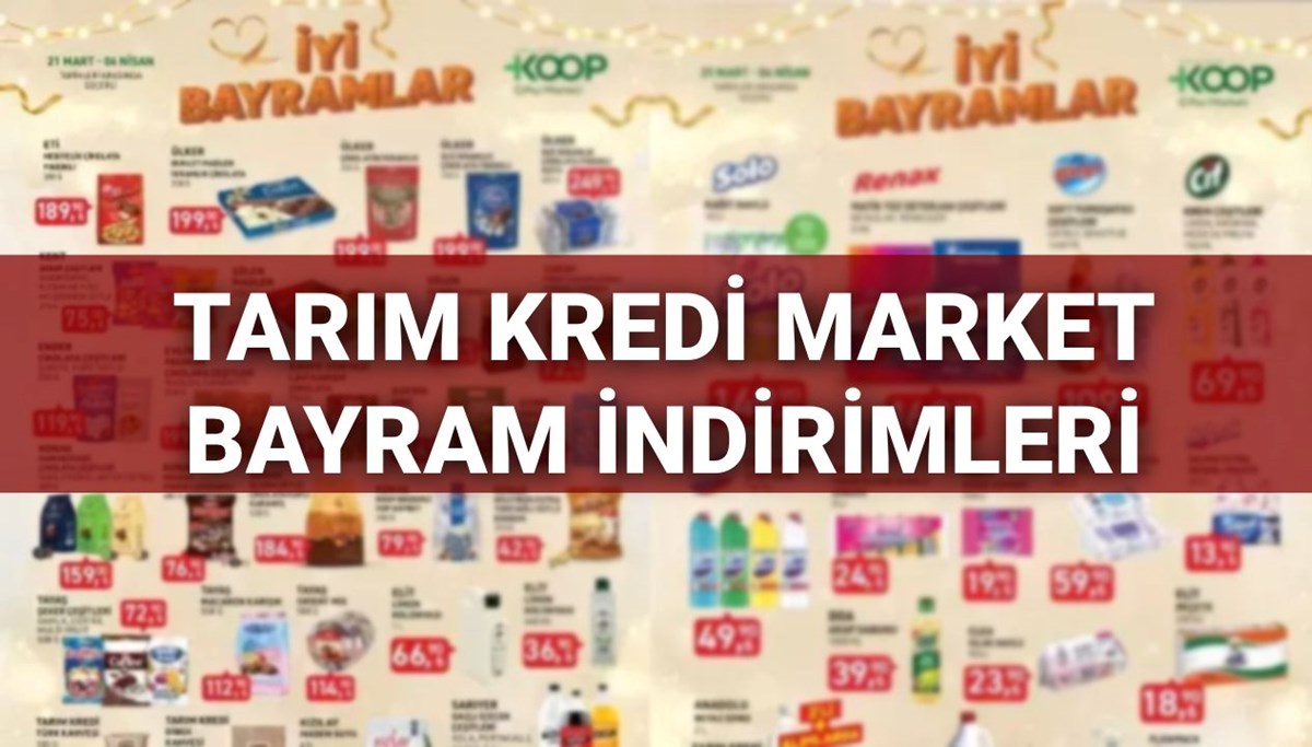 Tarım Kredi Kooperatif Market 25 Mart-4 Nisan indirimli ürünler listesi: Şeker ve çikolatalarda bayram indirimi Tarım Kredi Kooperatif Market 25 Mart-4 Nisan indirimli ürünler listesi: Şeker ve çikolatalarda bayram indirimi
