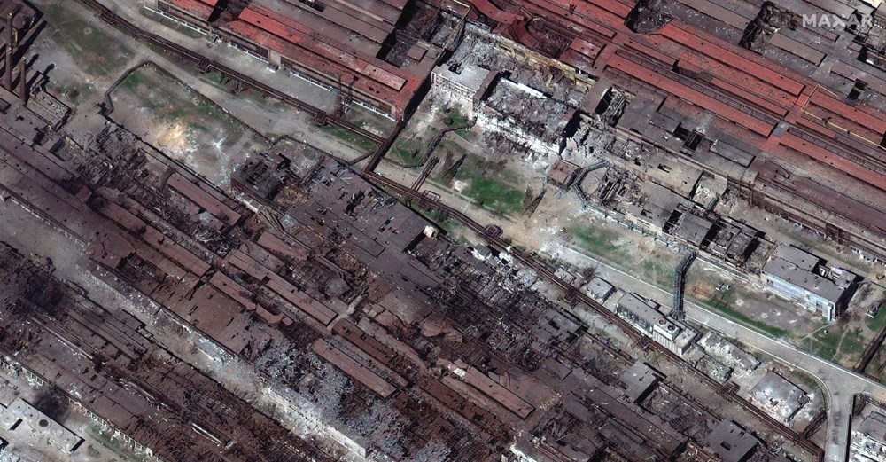 Mariupol'deki yıkım uzaydan görüntülendi - 9