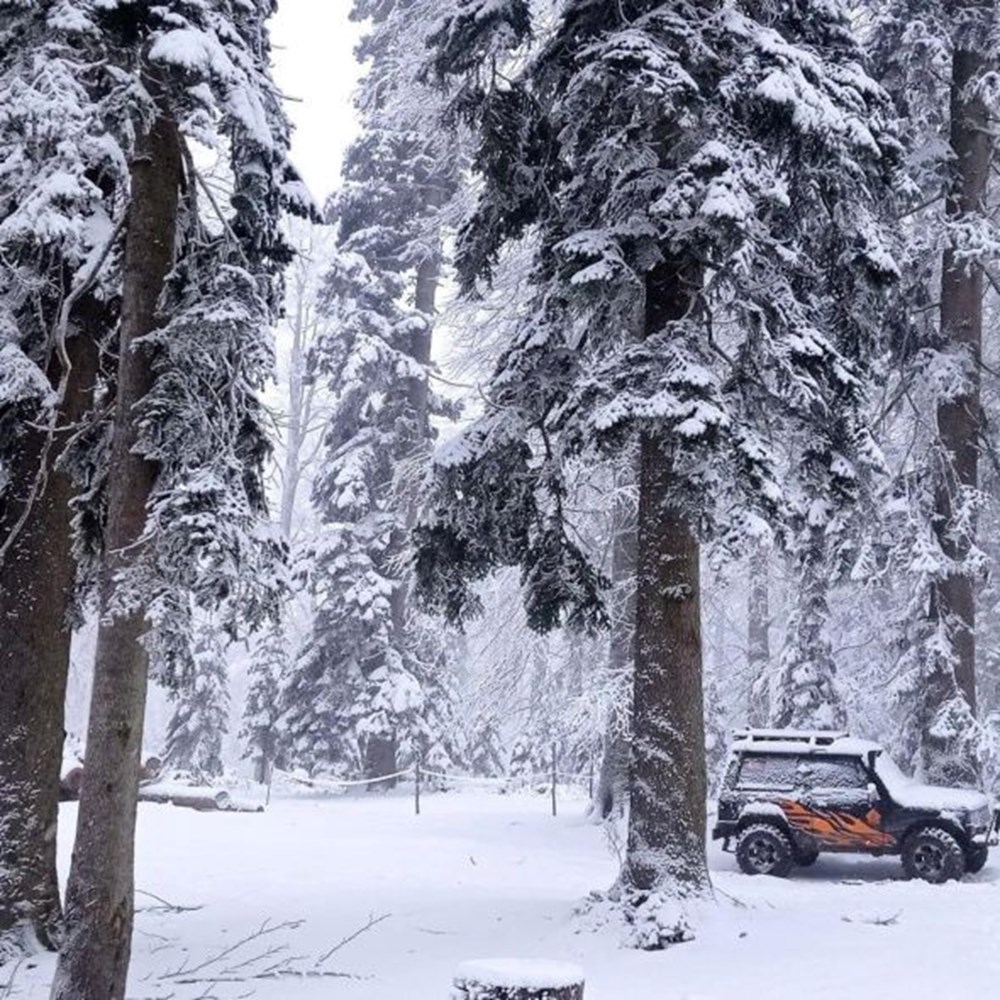 Mevsimin ilk karı düştü: İşte yurttan kar manzaraları - 12