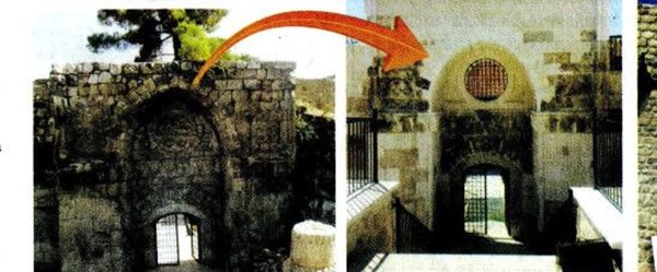800 yıllık tarihi kapı 'yepyeni' oldu