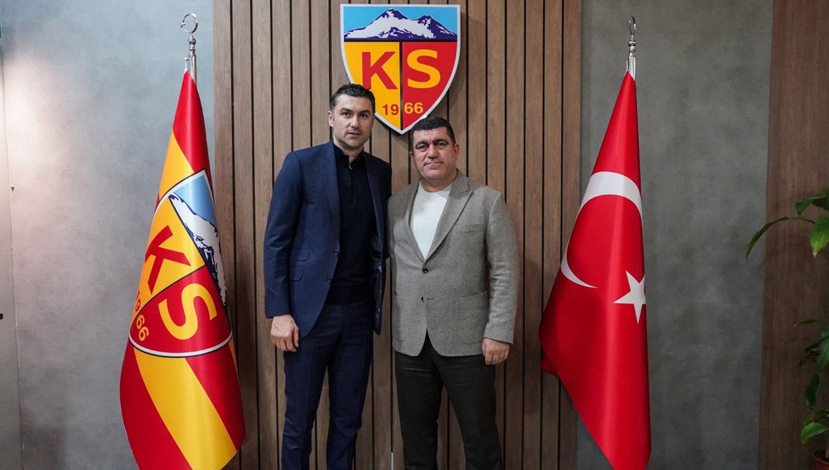 Kayserispor, teknik direktör Burak Yılmaz ile anlaştı Kayserispor, teknik direktör Burak Yılmaz ile anlaştı