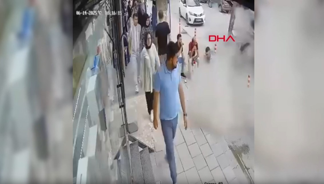 Malatya'da patlayan TIR lastiği korkuttu