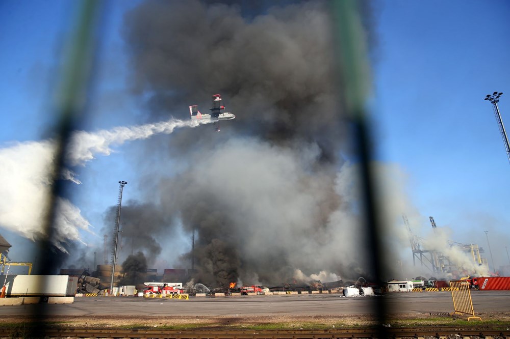 İskenderun Limanı'nda soğutma çalışması devam ediyor - 8