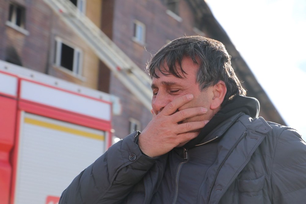 Kartalkaya'da yangın faciası: Otel önünde acı bekleyiş! - 5
