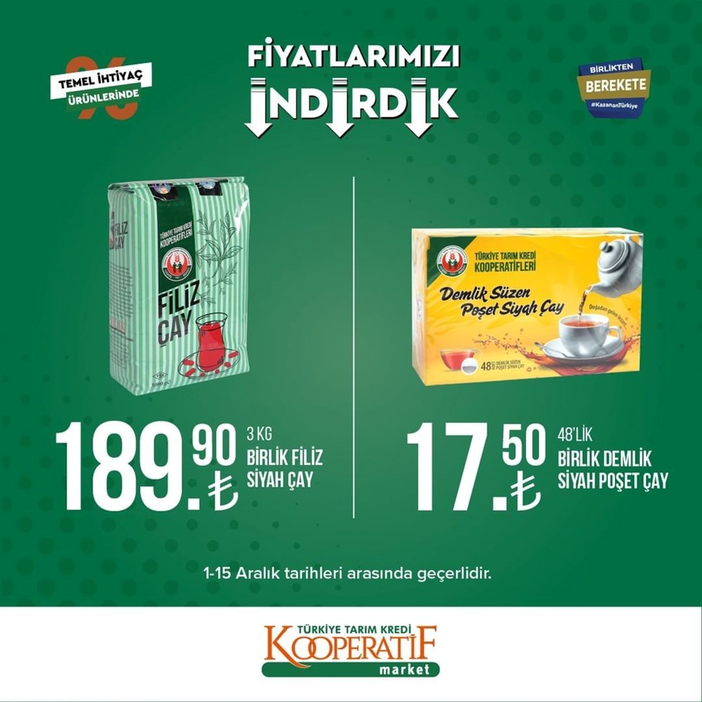 Tarım Kredi Kooperatif Market yeni indirimli ürünler listesini yayınladı (1-15 Aralık güncel indirimli ürünler kataloğu) - 13