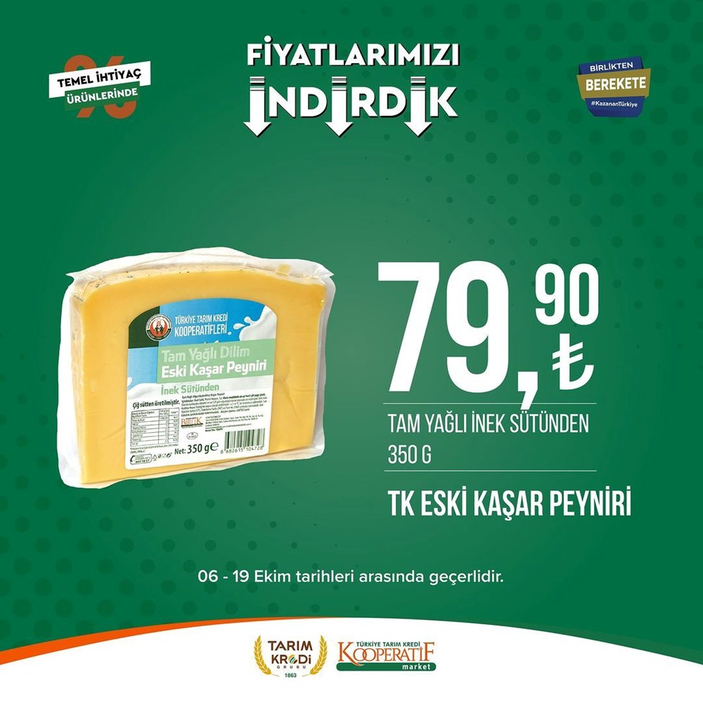 İNDİRİM BUGÜN BAŞLADI! Tarım Kredi Kooperatifi Market İndirim Kataloğu | Siirt Olay Haber Tarım Kredi Kooperatif Market ekim ayına özel yeni indirimli ürünler listesi: Yüzde 50 indirim bugün başlıyor (16 Ekim-2 Kasım 2023 Tarım Kredi Market indirimleri) - 96