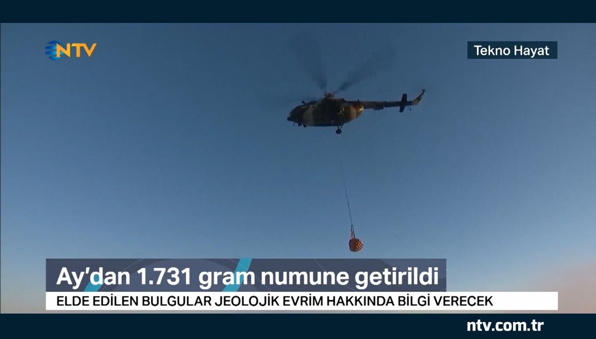 Ay'dan 1.7 kilo numune getirildi (Tekno Hayat)