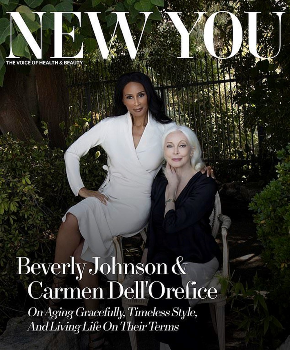 Dünyanın en yaşlı süper modeli Carmen Dell'Orefice dergi kapağında - 3