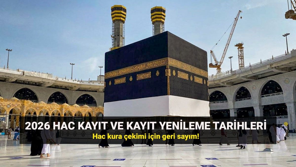 Hac kuraları için beklenen tarih! Diyanet 2025 hac kayıt ve kayıt yenileme son başvuru günü