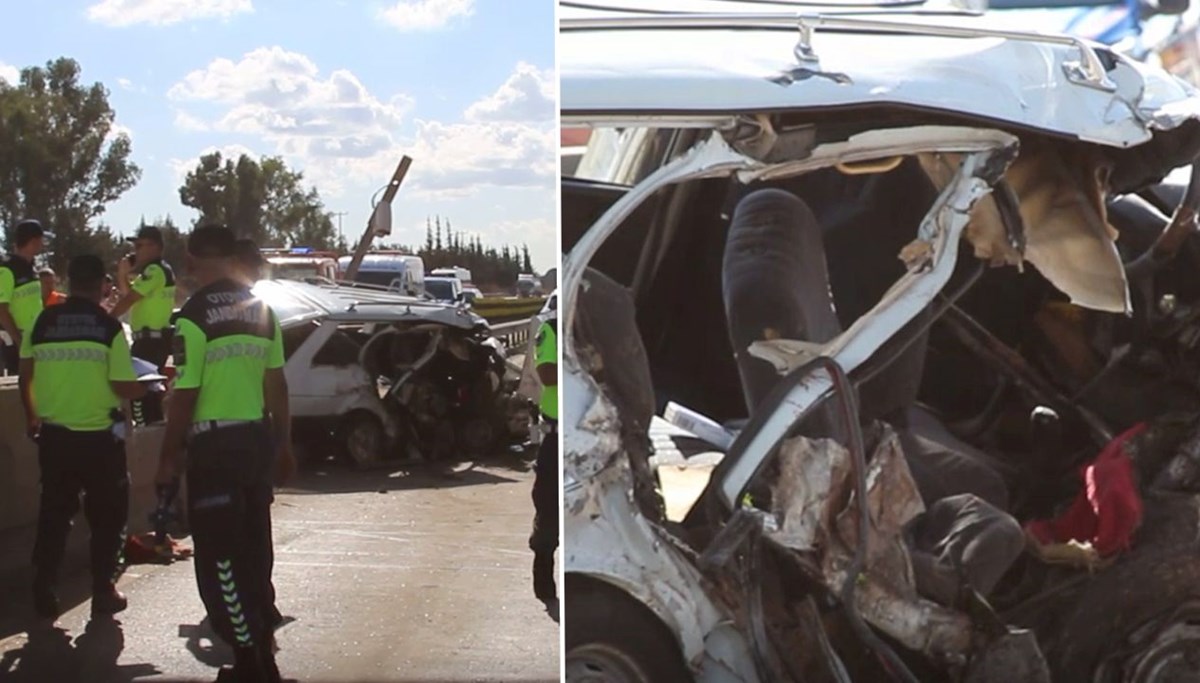 Otoyolda feci kaza: İki ölü