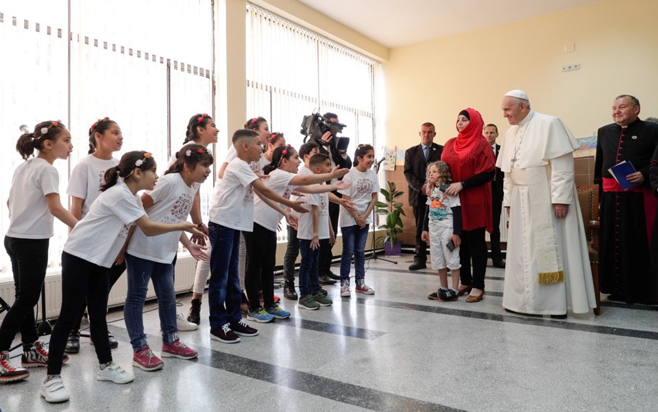 Papa’dan Bulgaristan'daki mülteci kampa ziyaret - 3