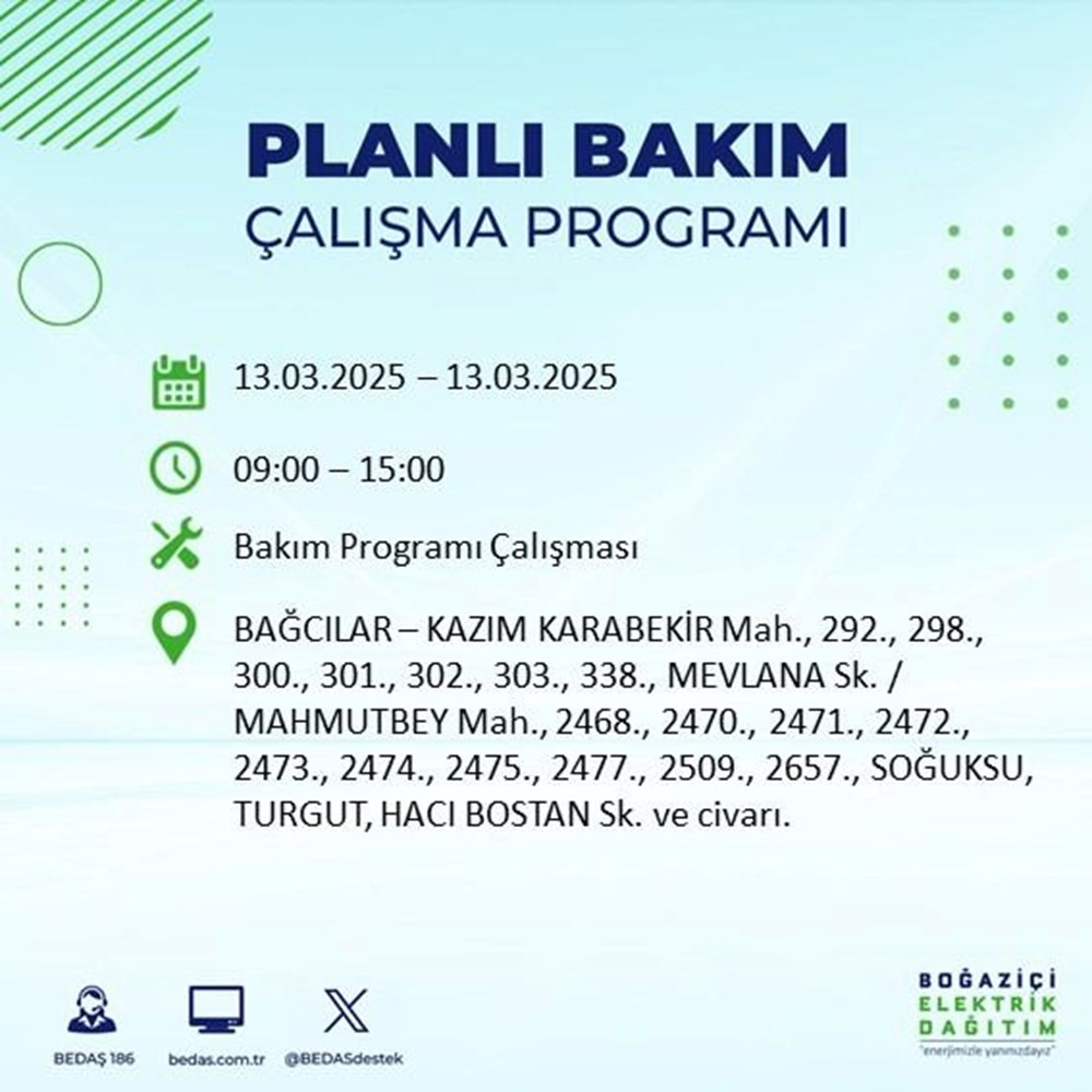 İstanbul'da Elektrikler Ne Zaman Gelecek? 19 İlçede Kesinti Alarmı (13 Mart Kesinti Haritası) 75 LahXnh4K8kiab3OmEtm3Lw