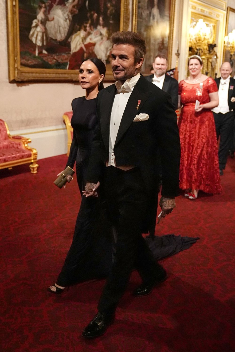 Beckham çifti Buckingham Sarayı'nda - 3