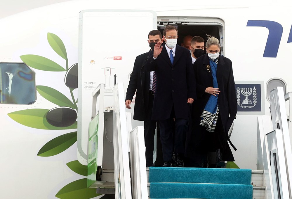 İsrail Cumhurbaşkanı Isaac Herzog Ankara'ya geldi - 10
