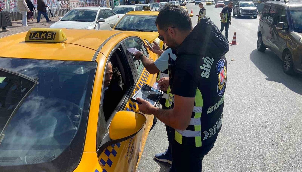 Kadıköy'de kurallara uymayan taksicilere ceza