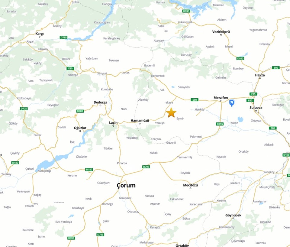 Amasya'da art arda iki deprem! (AFAD-Kandilli Son Depremler) - 1